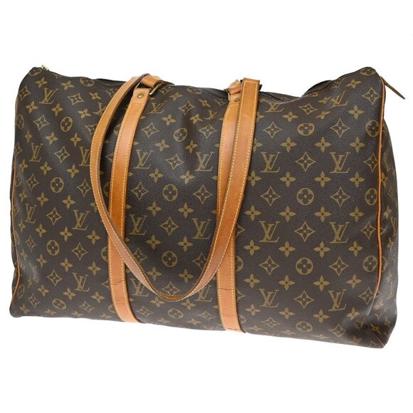 LOUIS VUITTON Flanerie 50 Shoulder Bag Monogram Leather Brown - Picture 1 of 16